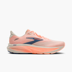 ZAPATILLAS BROOKS GHOST 18 MUJER - Star White / Cyber Peach / Grey
