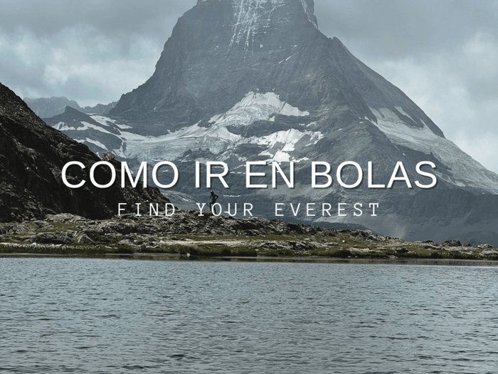COMO IR EN BOLAS