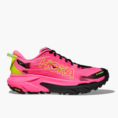 ZAPATILLAS HOKA MAFATE 5 MUJER - Neon Rose / Black