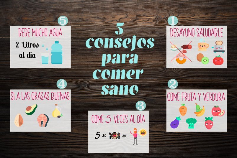 Consejos para comer sano