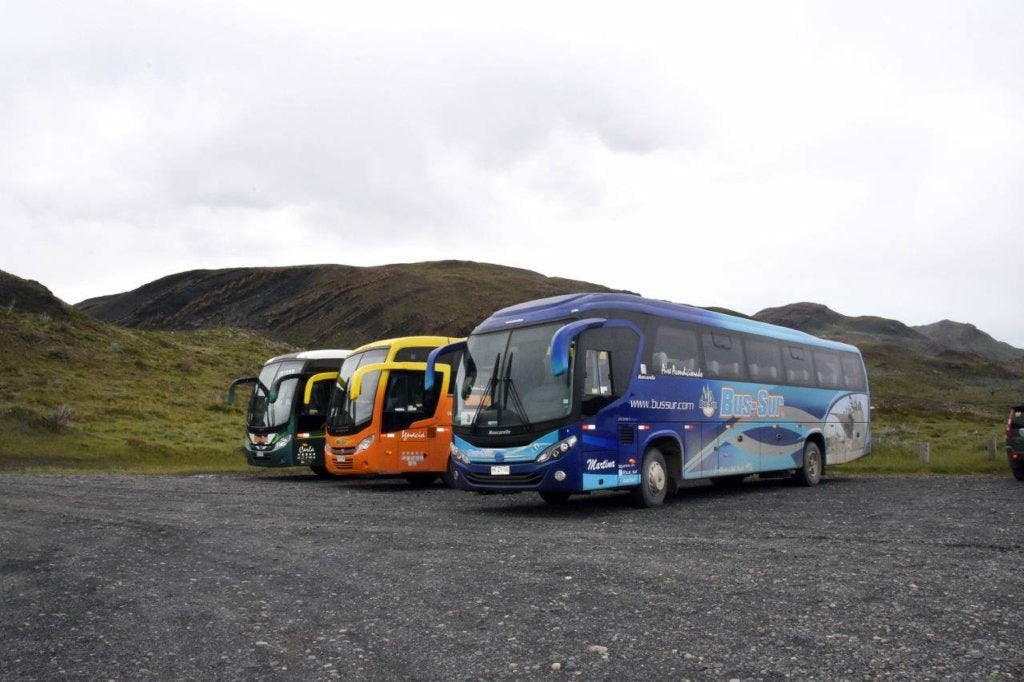 Buses a Torres del Paine