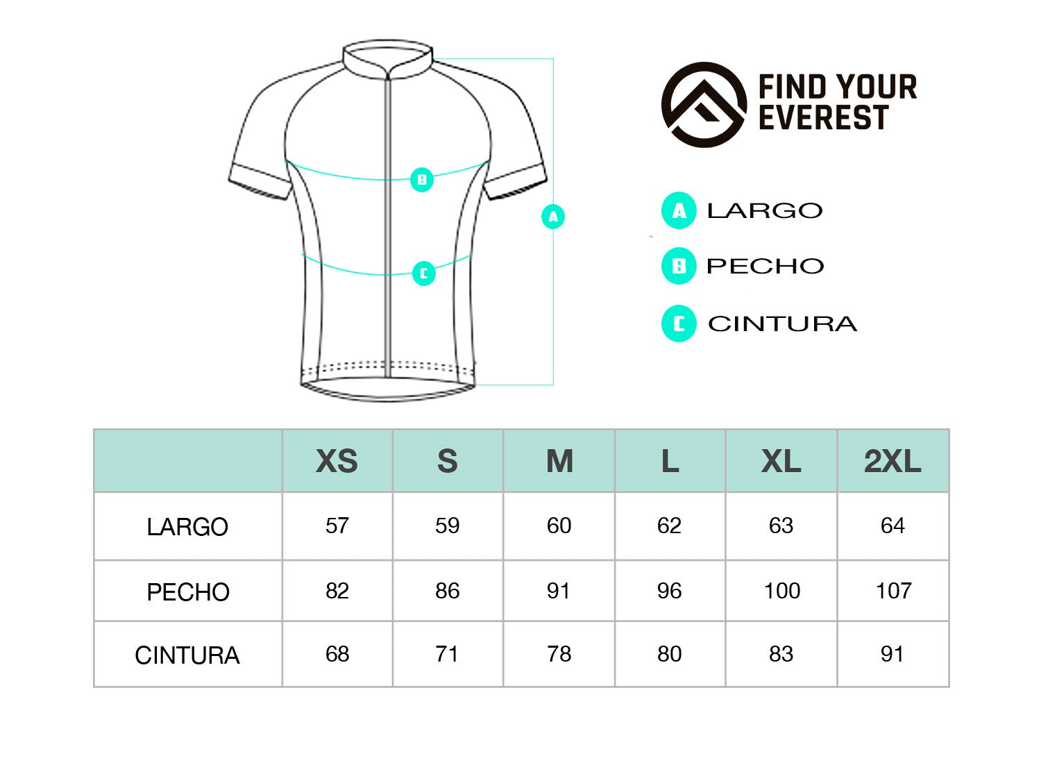 Guía de tallas maillot