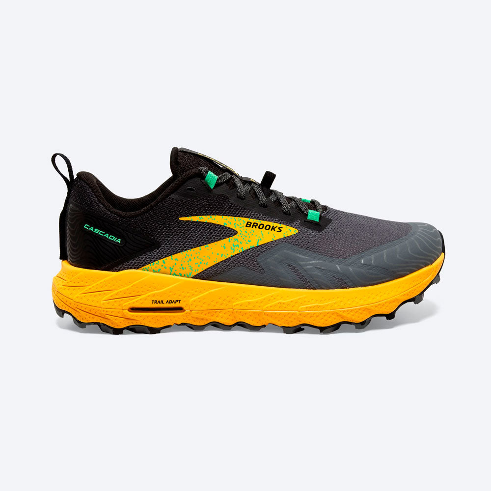 ZAPATILLAS BROOKS CASCADIA 17 LEMON CHROME SEDONA SAGE