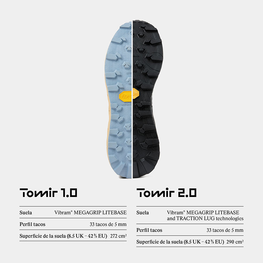 COMPARATIVA NNORMAL TOMIR 1.0 VS 2.0